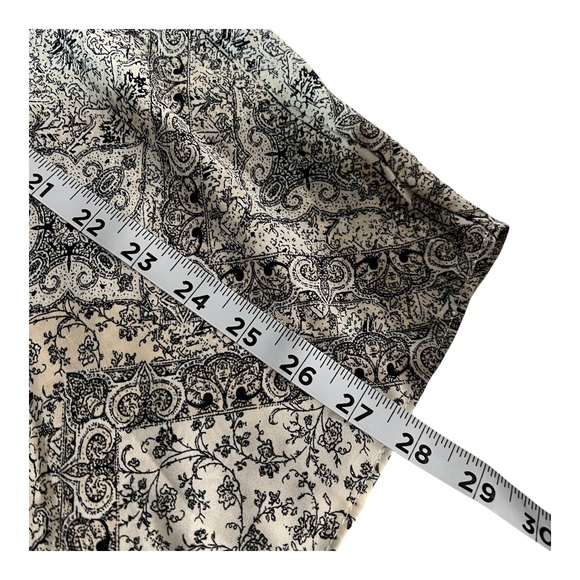 Rose + Olive Top Womens‎ 1X Blouse 3/4 Sleeve Peasant Boho Paisley Career - Picture 10 of 10